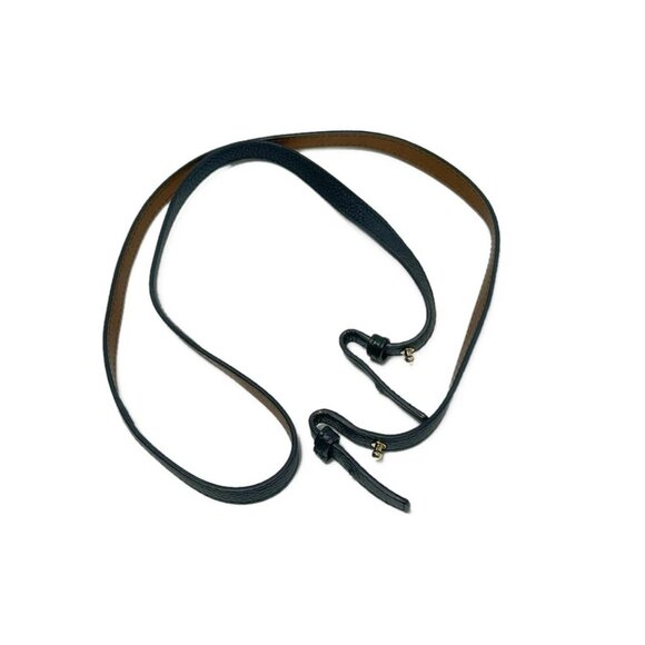 Salvatore Ferragamo Amy - Black Bronze Leather Handbag 425-072325 - Picture 7 of 9